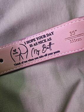 Customized Leather Belt "Emily"
